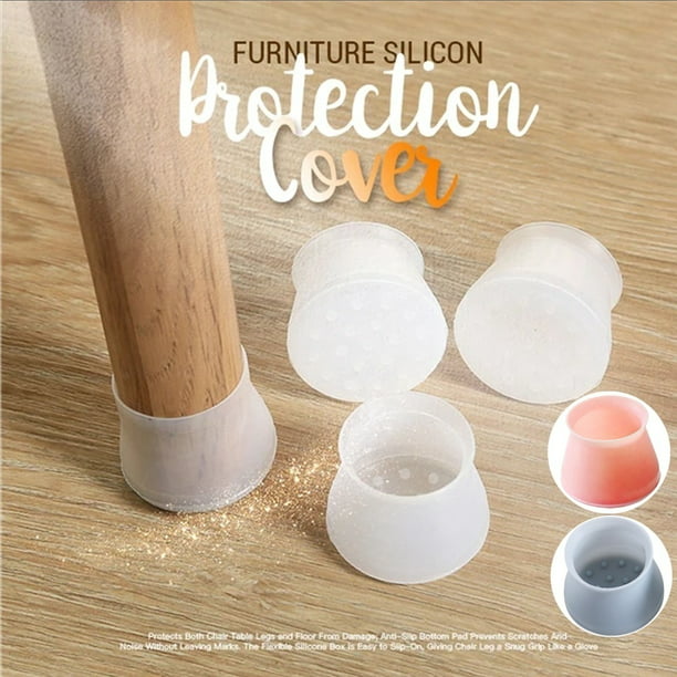 4/8/16pcs Silicon Furniture Leg Protection Cover